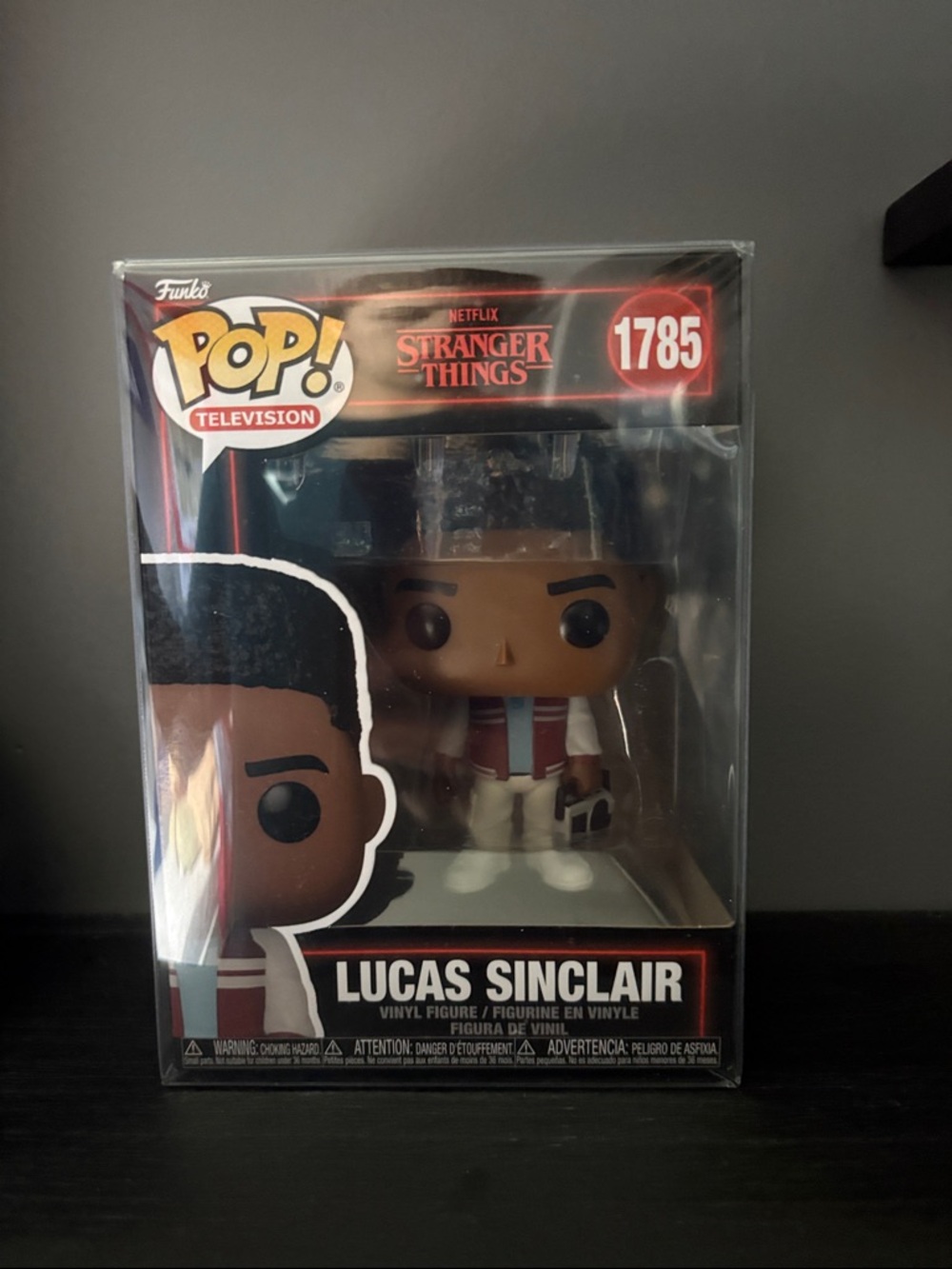 Funko POP! Lucas Sinclair Vinyl Figure - Brown Black Red